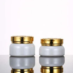 30G 진주 백색 유리 크림 항아리